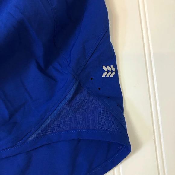 All in Motion Women's Mid-Rise Running Shorts 3" Royal Blue size XL - Picture 2 of 6